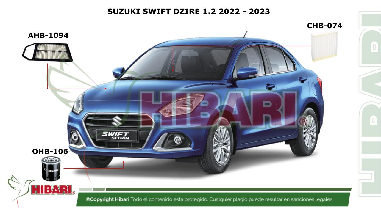 Lee más sobre el artículo SUZUKI SWIFT DZIRE 1.2 2022 – 2023